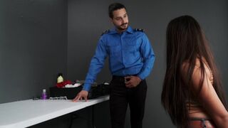 A naughty woman was caught by the TSA agent at the airport with her toys