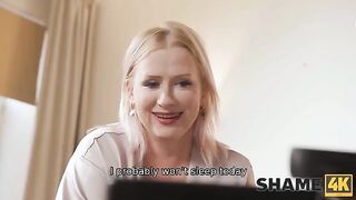 Mature woman fucked to keep her silent for money