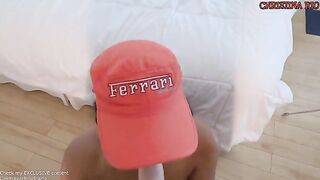 The racing girl is taking part in anal sex and she likes it hard