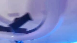 Sexy stepmom washed dishes naked, son fucked her hard