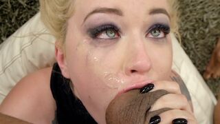 A blond girl with a big ass, Misha Cross, is ready for intense anal sex