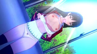 Suzune Horikita wants to do it with you hentai classroom scene
