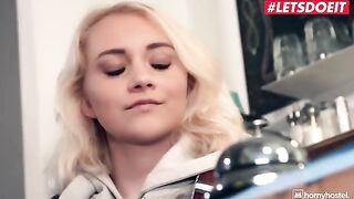Petite blondie Marilyn Sugar gets fucked by a thief in this steamy scene