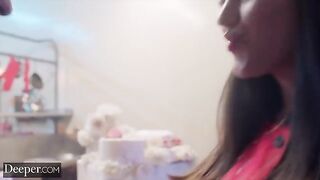 The bakery is famous for its competitive baker Alyx Star