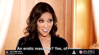 A sexy Asian masseuse gives her client a passionate and intense experience