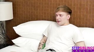 A girl came to her stepbrother to tell him something personal