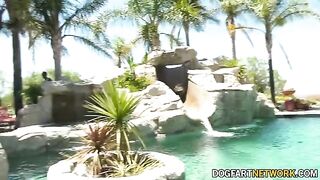 Petite babe Aliya Brynn gets her pussy filled with BBCs