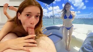 A short boat ride turned into a passionate night with my GF Jessica Marie