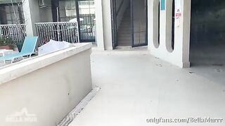 Babe oiled her big ass and got fucked by a stranger