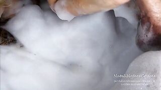 The blonde girl is horny and she wants to fuck now