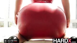Abella Danger gets her big ass banged by two cocks in HD