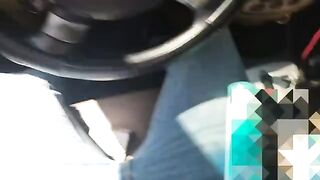 My nosy neighbor caught me jerking off in my car at the beach