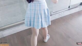 A Chinese girl is on vacation and gets fucked hard by her boyfriend