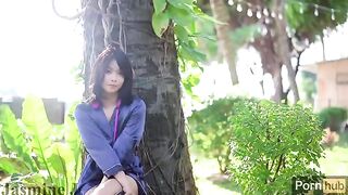 A small yellow flower is not enough to satisfy this cute Asian girl’s desire to masturbate, she needs something more substantial like an object to help her reach sexual climax. In this exclusive HD video, you will see the cute Asian girl bringing joy to h