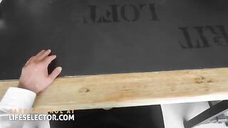 Mary Bambola, sexy secretary, gets fucked hard by horny boss