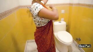 Desi Pari was suddenly fucked at neighbor's house with clear Hindi audio