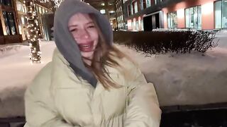 Picked up a slut on the street and fucked without a condom