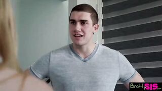 Stepsis asks if he's jerking off while watching her, shocked herself