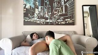 I fucked my stepsister in the living room, it was a wild day