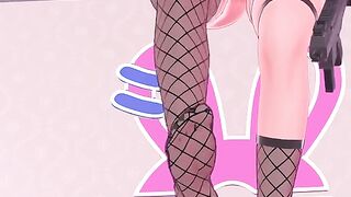 Futa MILF gets her hole pegged, then cums from spanking