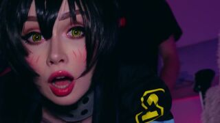She always wanted to get close with guys and finally did - animated version