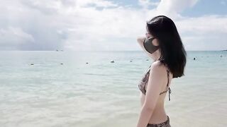 Short collection series - VLOG - Islander 2 Preview, outdoor romantic sex with petite Asian model