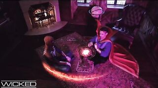 Deadpool and Spiderman fucked awesome Captain Marvel in a pool