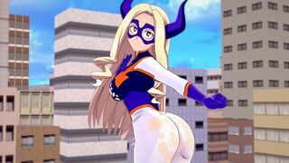My Hero Academia MT. LADY gets her juicy tits wet