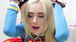 Candy White, in bondage, fulfills the fantasies of others