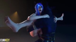 Furry breeding with a hot cat girl in 3D