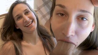 Mystica Jade turned into a whore as soon as she saw James Deen's cock