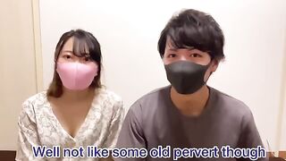 Japanese amateur masturbates with a strong orgasmic convulsion