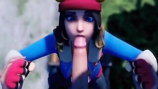 Compilation of blowjobs from hot Fortnite girls who love to suck dick