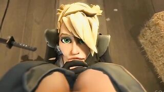 Compilation of blowjobs from hot Fortnite girls who love to suck dick