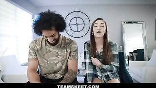 Girl is fucked by her boyfriend in crazy poses