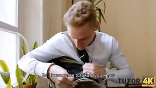 Instead of finishing college, the guy ended up with a full mouth of pussy