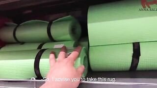 Help me choose a yoga mat for a future intimate encounter?
