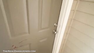 A hot cougar Danni Jones fucks the new delivery guy in POV style
