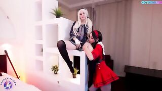 Babydoll’s horny doppelganger, an Octokuro cosplay, gets fucked hard in a short skirt