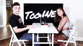 The HGF Experience Live Sex Gameshow - Chase Man Tames This Petite Insatiable Beauty!