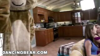 Bunch of bitches getting fucked on the wildest party