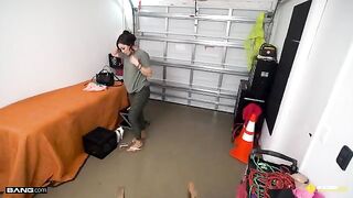 Demi Diveena offers her bubble ass to get her car insured