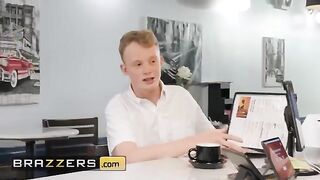 A bored waitress takes her tip jar for a ride in this steamy Brazzers scene