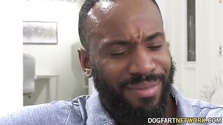 The hot babysitter Avery Black got a big black dick
