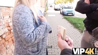 The man tried to seduce a girl with big boobs and her boyfriend watched