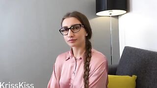 The sexy English tutor fucked hard at her house