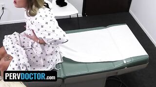 The doctor checked the big ass of Mimi Monet in the office