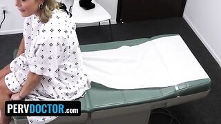 The doctor checked the big ass of Mimi Monet in the office