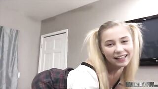 Carolina Sweets will do anything to make her stepdaddy feel better in this taboo scene