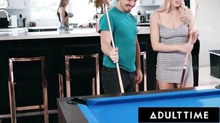 Hot PAWG intern Kay Lovely fucks with her roommate Paige Owens and a stud